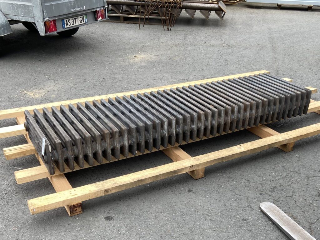 Radiateurs en fonte 6 colonnes sablé